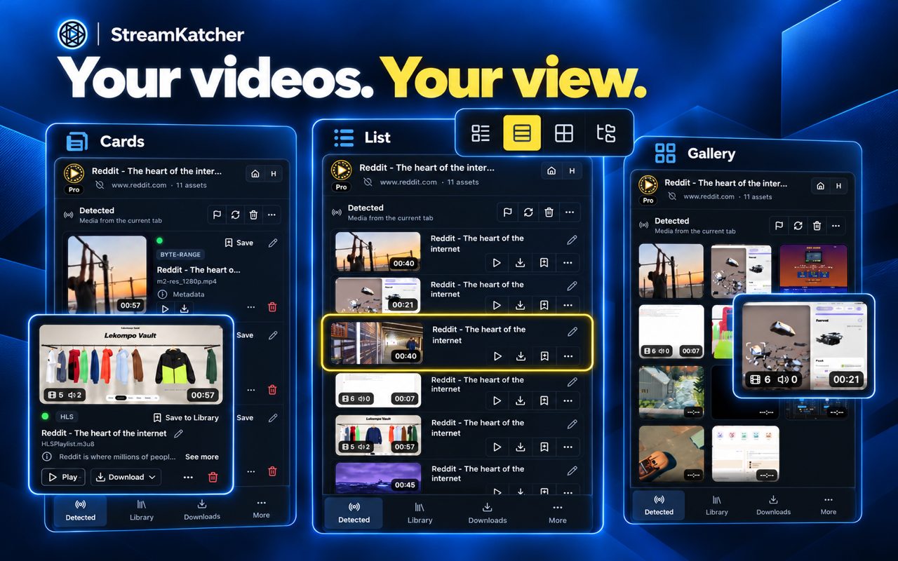 Stream Katcher website preview